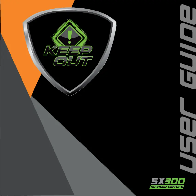 Page 1 de la notice Manuel utilisateur KeepOut SX300