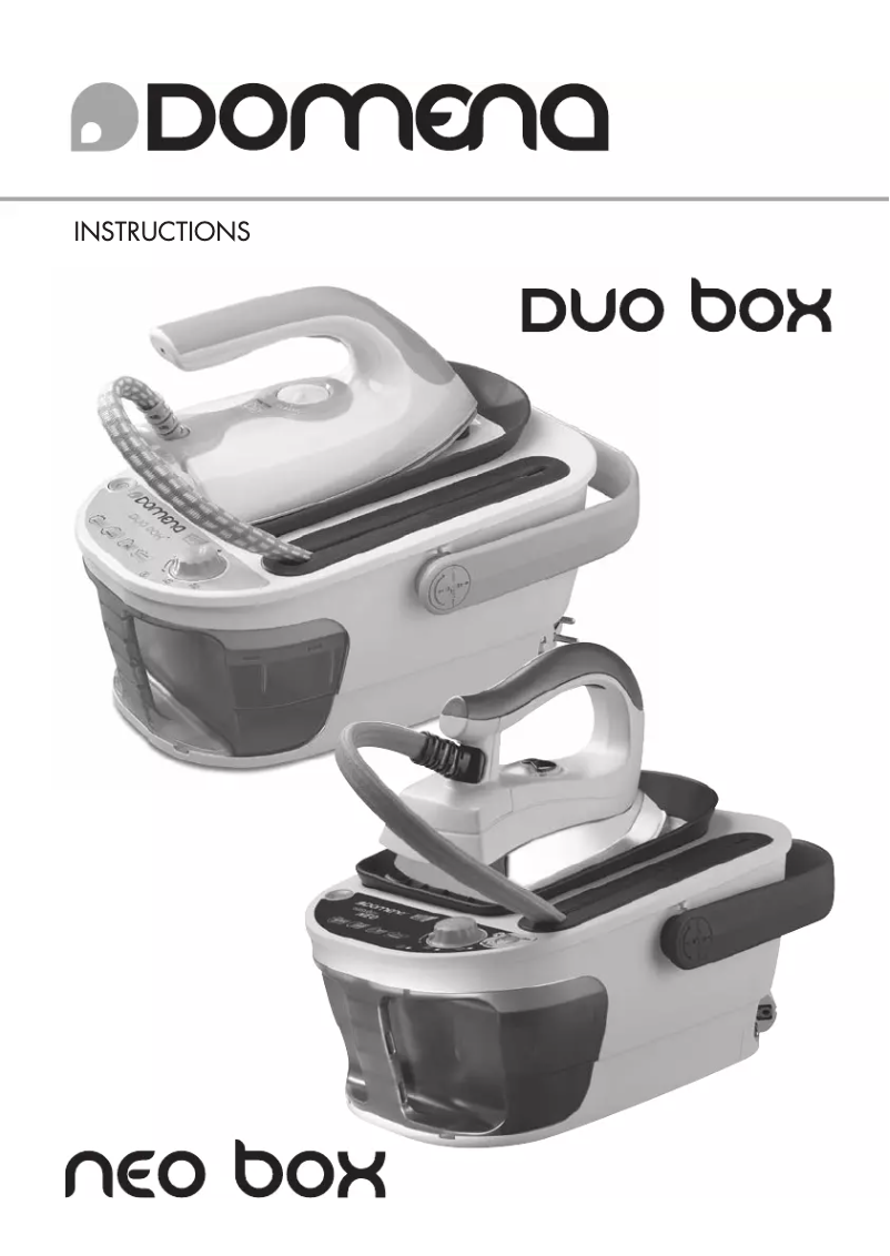 Image de la première page du manuel de l'appareil Neo Box