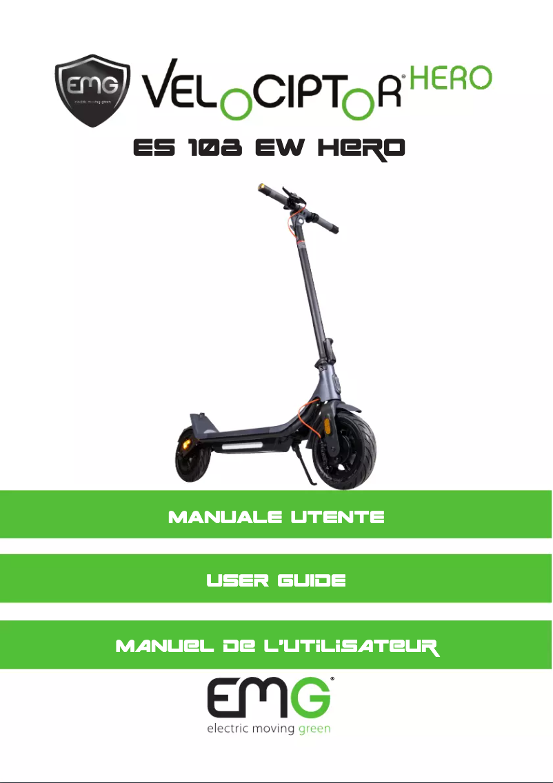 Page n°1 - Manuel utilisateur EMG ES 108 EW HERO