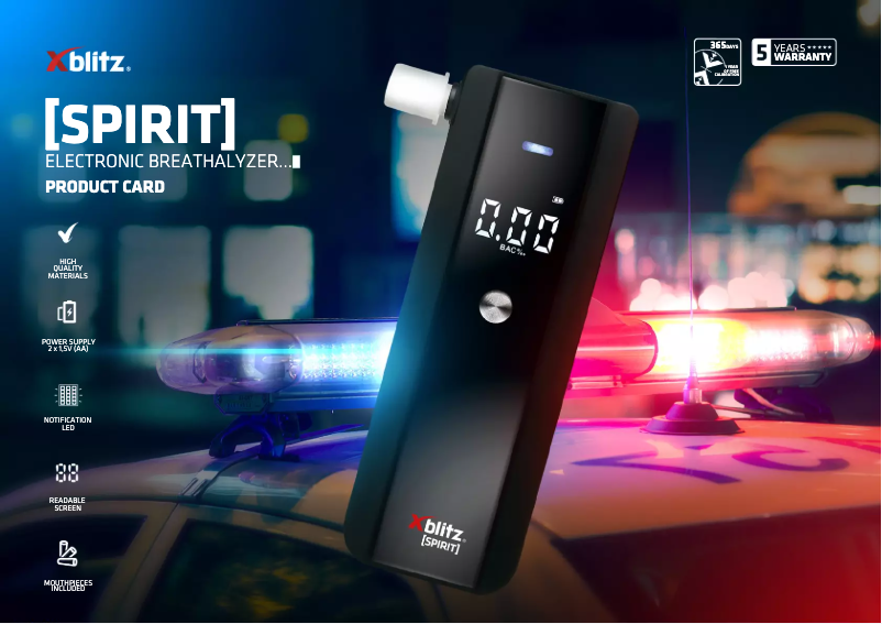 Image de la première page du manuel de l'appareil Spirit