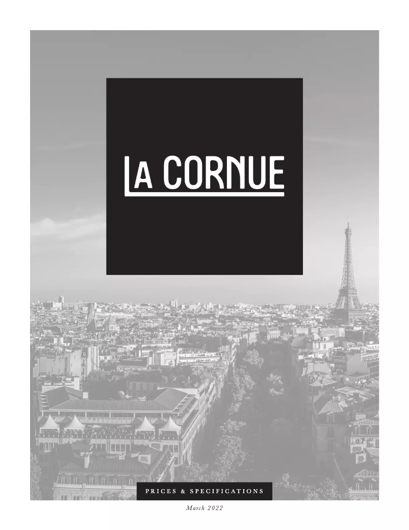 Image de la première page du manuel de l'appareil Cornufé 110