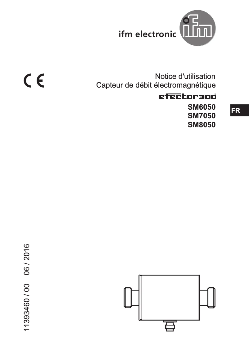 Page n°1 - Manuel utilisateur IFM SM6050