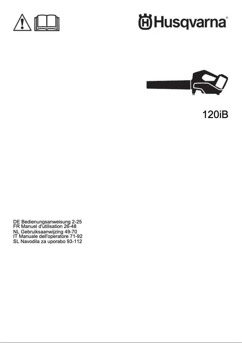 Image de la première page du manuel de l'appareil 120iB