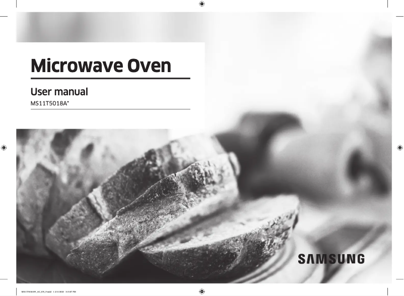 Page 1 de la notice Manuel utilisateur Samsung MS11T5018AE