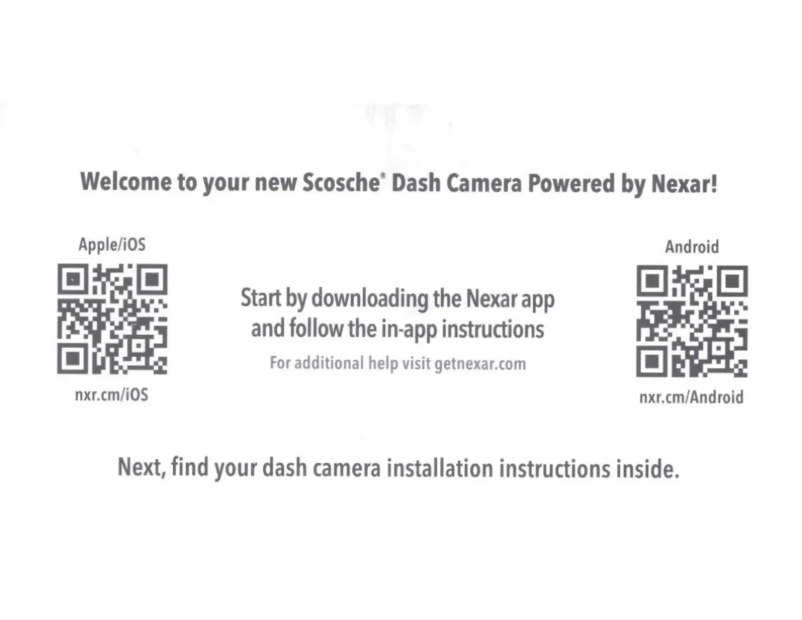 Page 1 de la notice Manuel utilisateur Scosche NEXS1