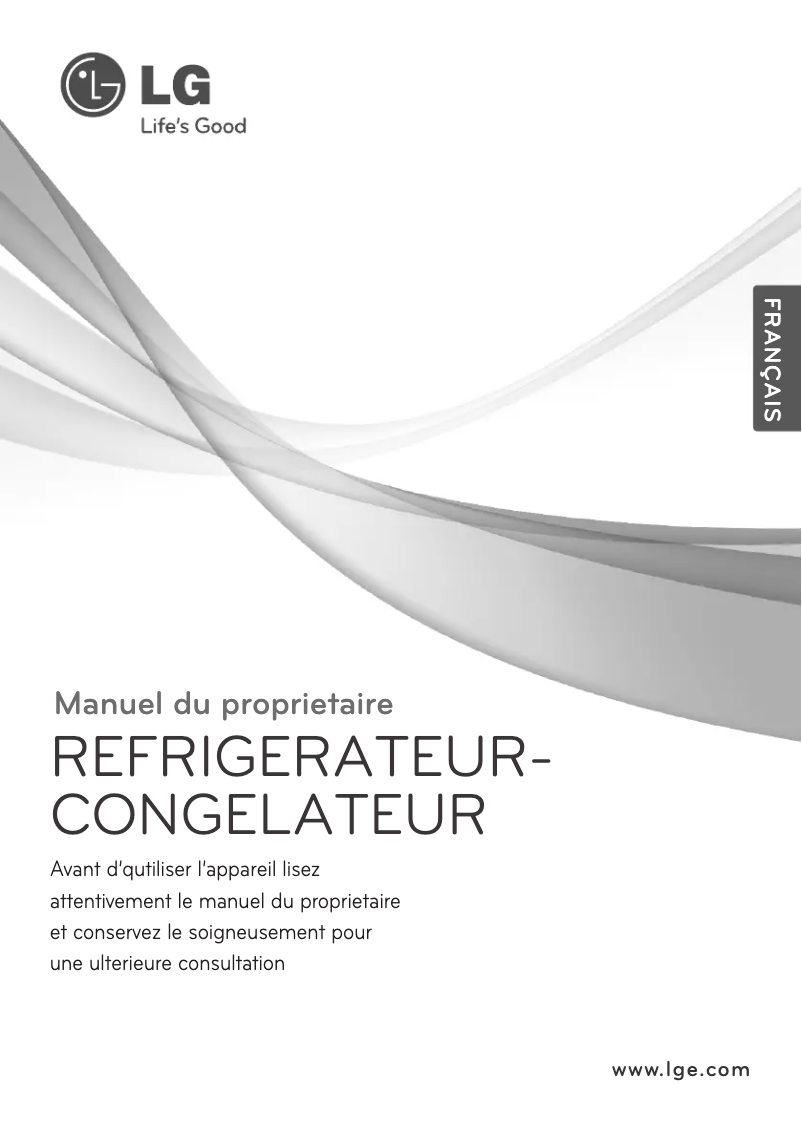 Image de la première page du manuel de l'appareil GRF-6823AC