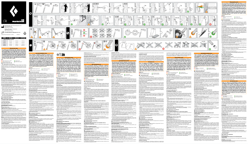 Image de la première page du manuel de l'appareil Ultralight Ice Screw