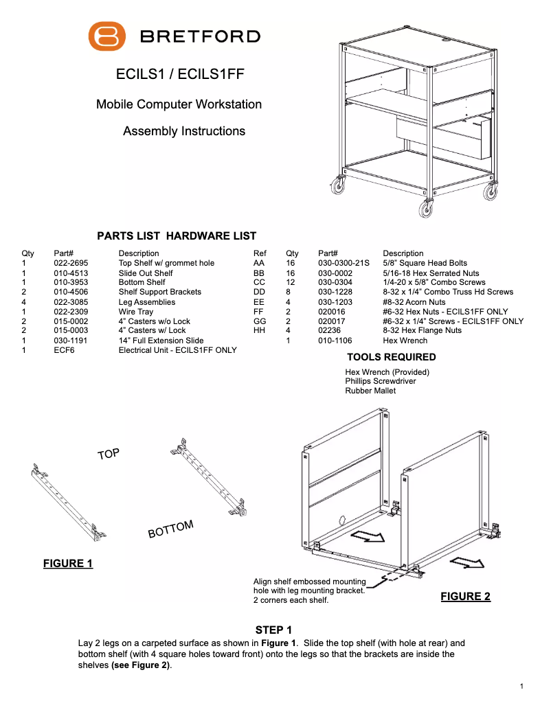 Image de la première page du manuel de l'appareil ECILS1-BPMBT