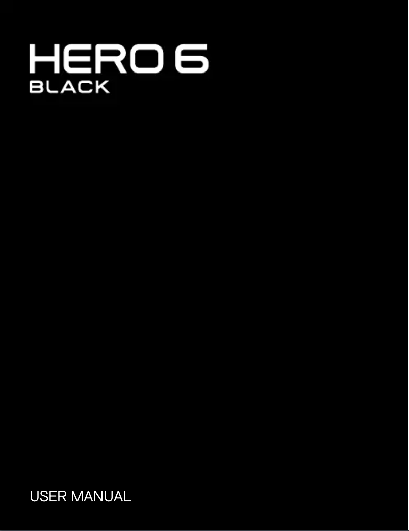 Imagen de la primera página del manual del dispositivo HERO 6