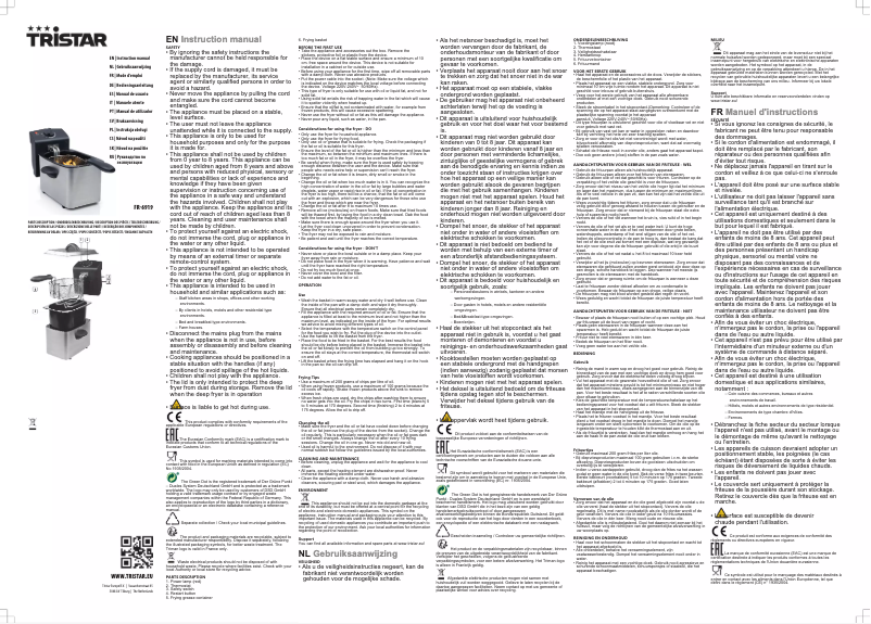 Image de la première page du manuel de l'appareil FR-6919