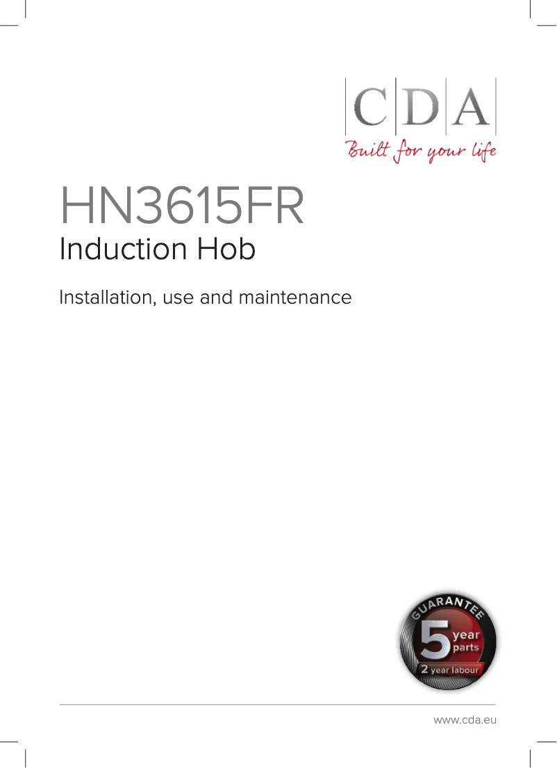 Image de la première page du manuel de l'appareil HN3615FR
