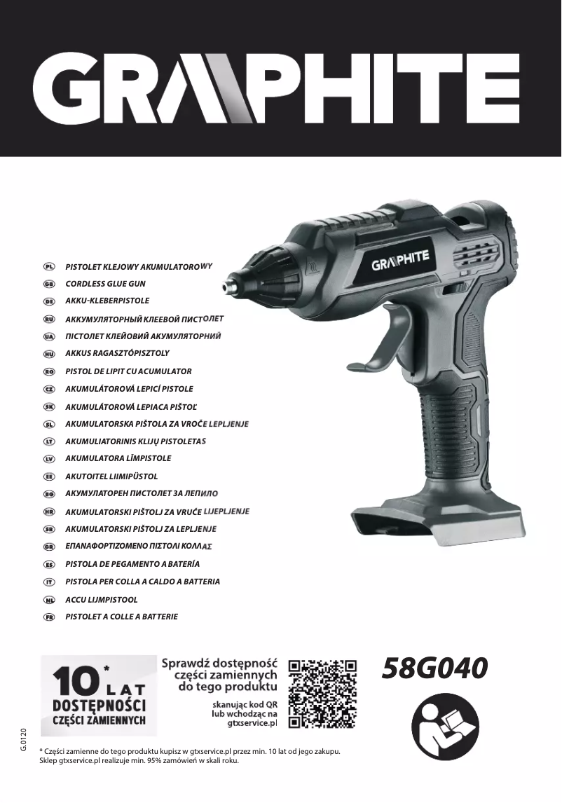 Page n°1 - Manuel utilisateur Graphite Energy+ 58G040