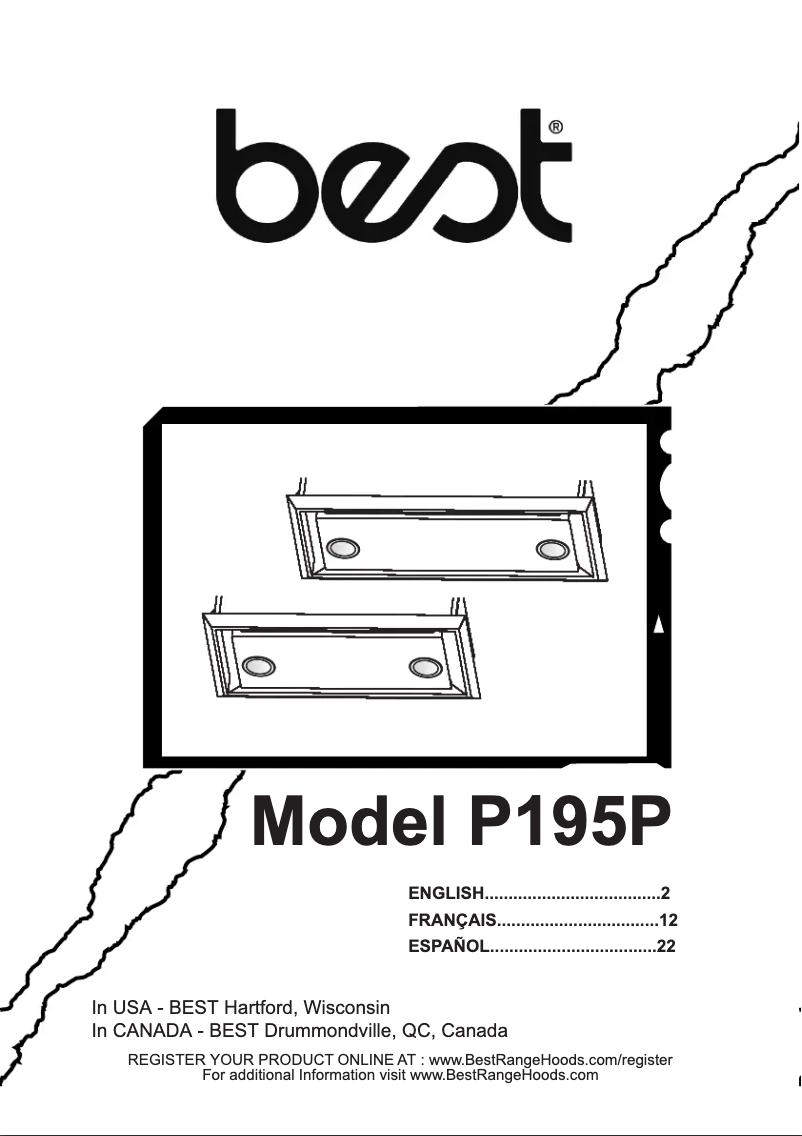 Image de la première page du manuel de l'appareil P195P2M70SB