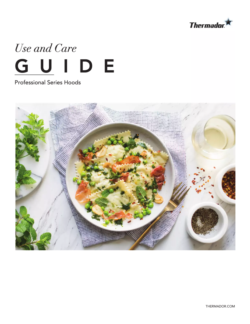 Page 1 de la notice Manuel utilisateur Thermador PH48GWS