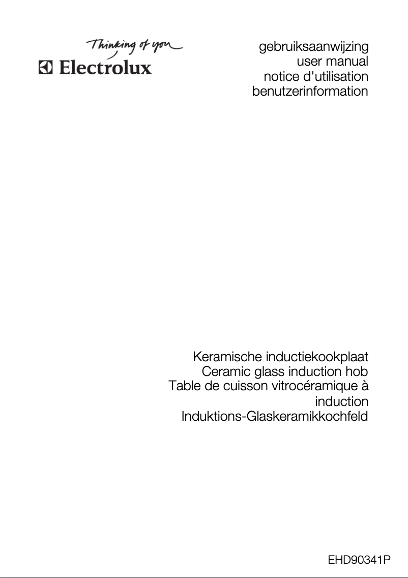 Page 1 de la notice Manuel utilisateur Electrolux EHD90341P