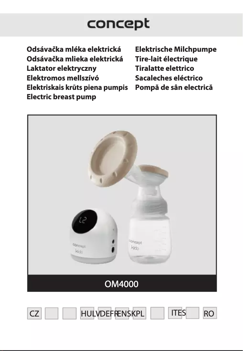 Page 1 de la notice Manuel utilisateur Concept OM4000