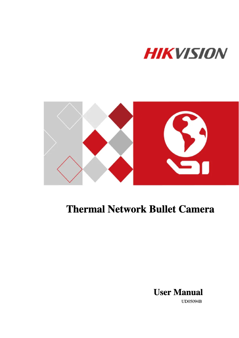 Page 1 de la notice Manuel utilisateur Hikvision DS-2TD2136-7/V1