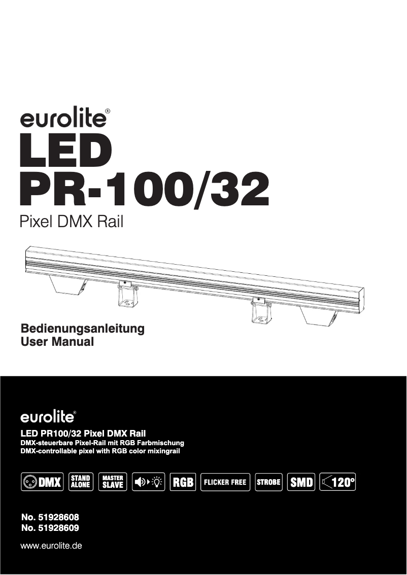 Page n°1 - Manuel utilisateur Eurolite LED PR-100/32