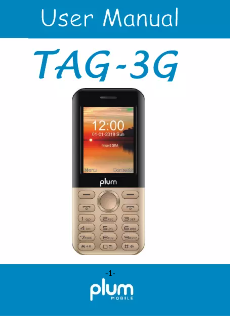 Image de la première page du manuel de l'appareil Tag 3G