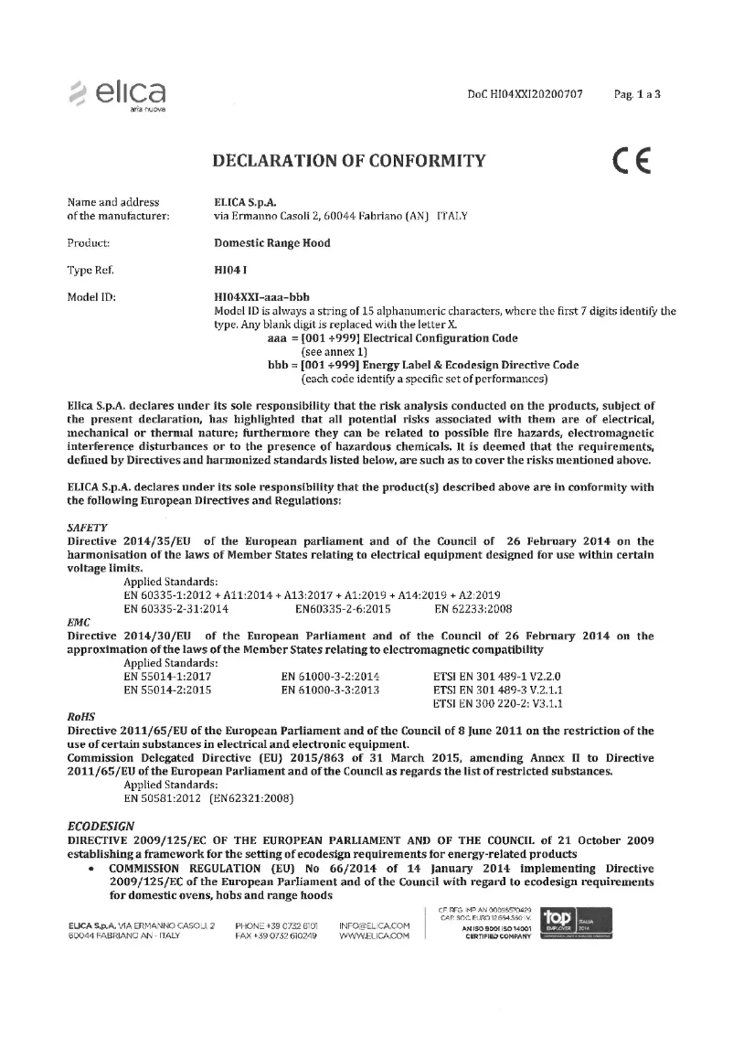Image de la première page du manuel de l'appareil PRF0167054