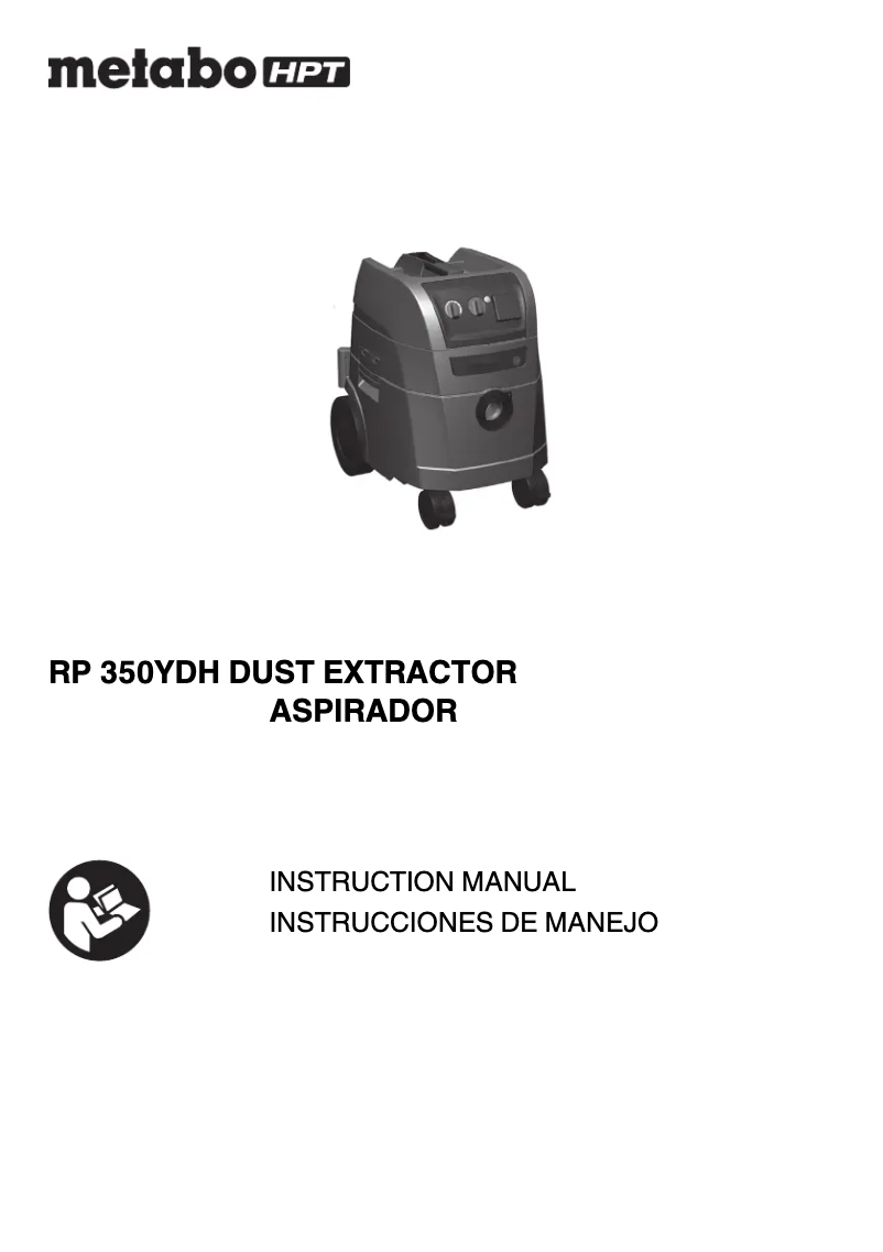 Image de la première page du manuel de l'appareil RP350YDH