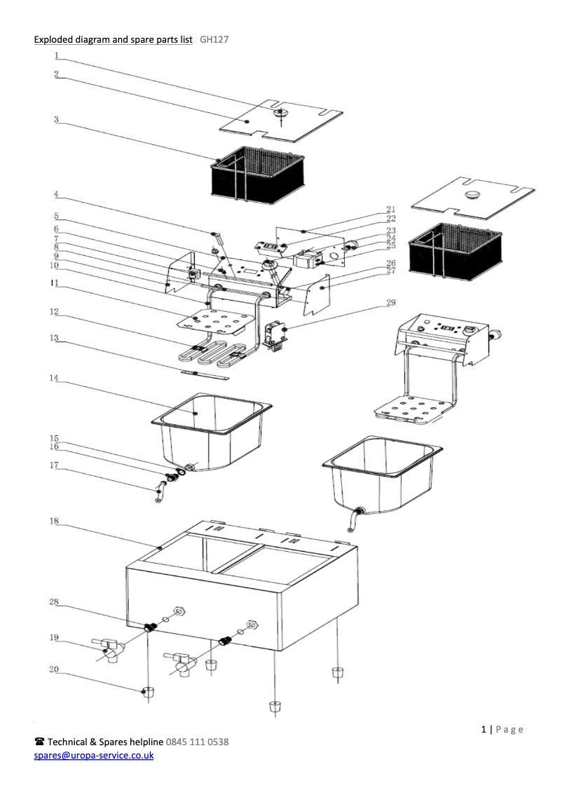 Page n°1 - Schéma de câblage Buffalo GH127