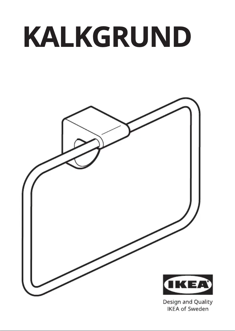 Page 1 de la notice Manuel utilisateur Ikea KALKGRUND 702.914.68