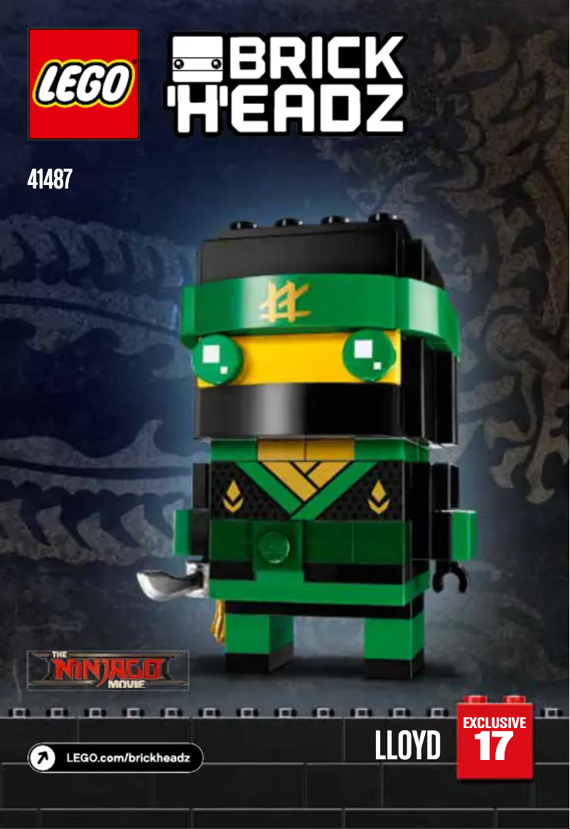 Page 1 de la notice Manuel utilisateur Lego Brickheadz 41487