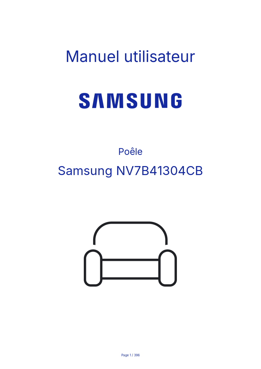 Image de la première page du manuel de l'appareil NV7B41304CB