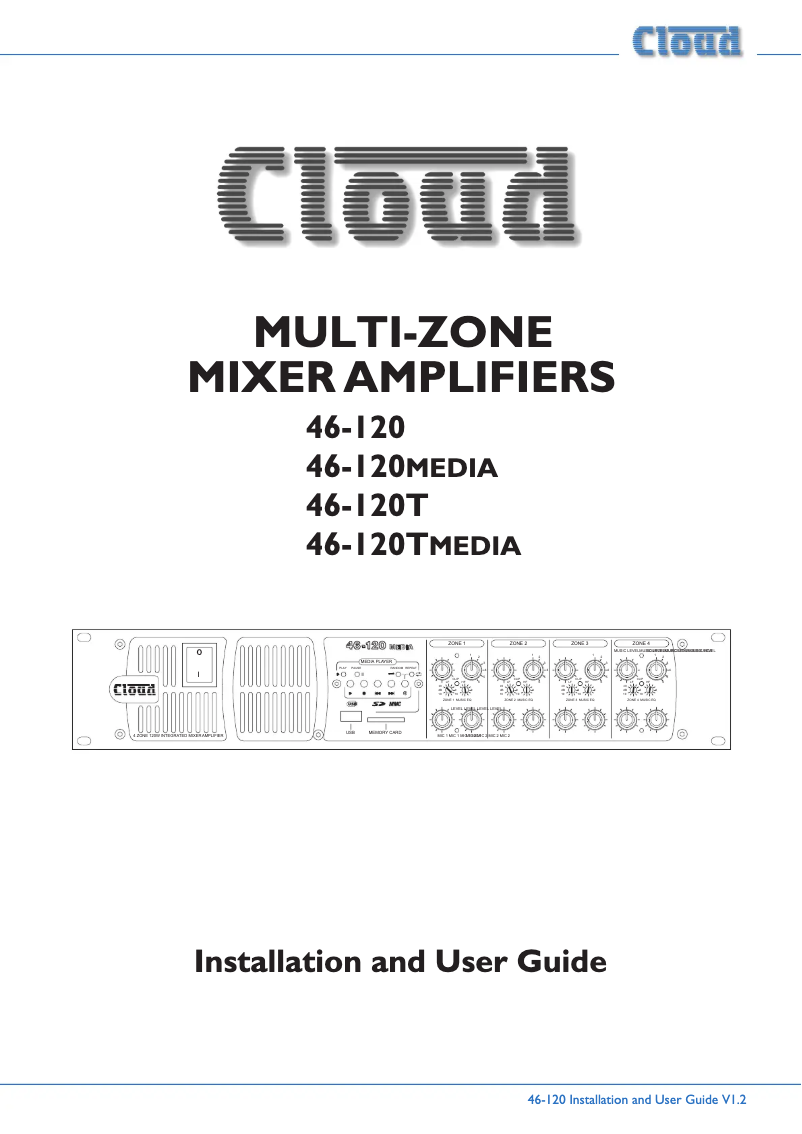Page 1 de la notice Manuel utilisateur Cloud 46-120T