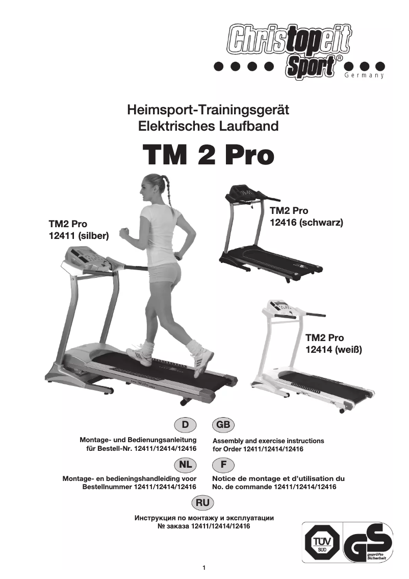 Image de la première page du manuel de l'appareil TM 2 Pro