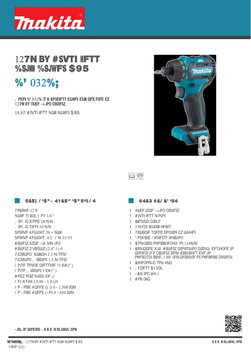 Image de la première page du manuel de l'appareil DF032DZ