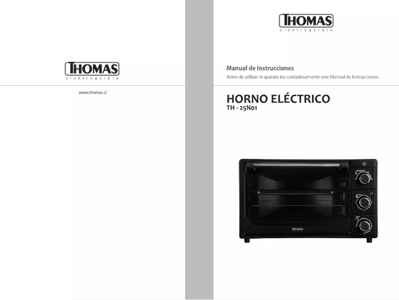 Page n°1 - Manuel utilisateur Thomas TH-25N01