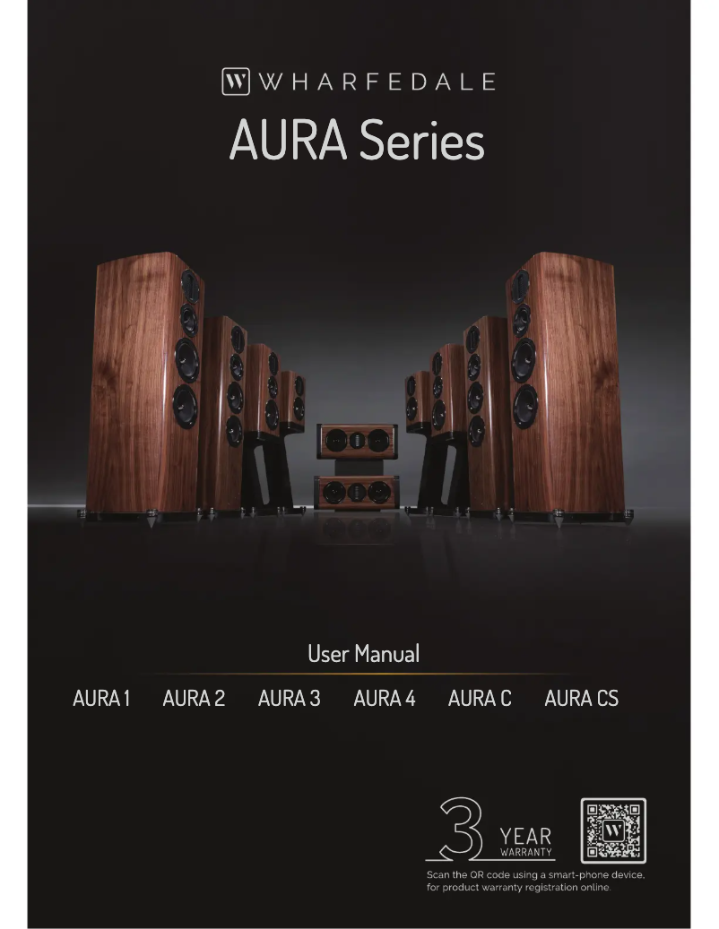 Page 1 de la notice Manuel utilisateur Wharfedale AURA C