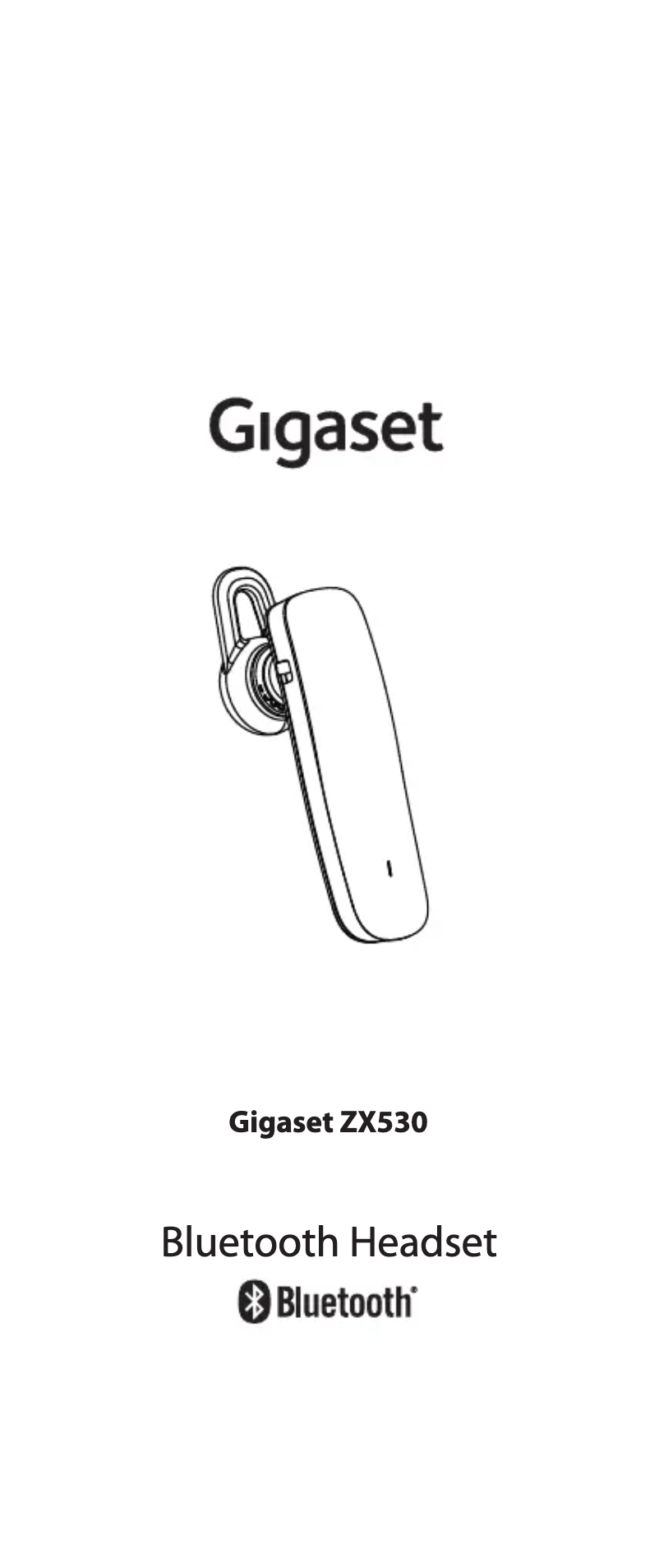 Image de la première page du manuel de l'appareil ZX530