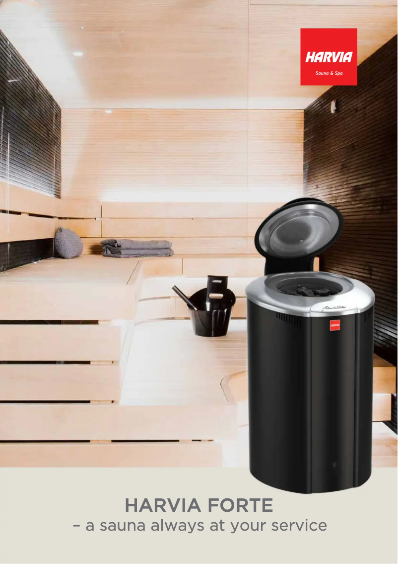 Page n°1 - Mode d'emploi Harvia Forte AFB6