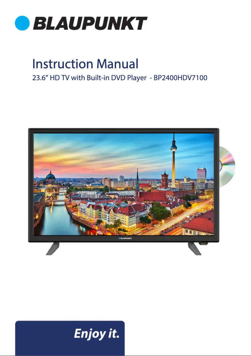 Image de la première page du manuel de l'appareil BP2400V7100