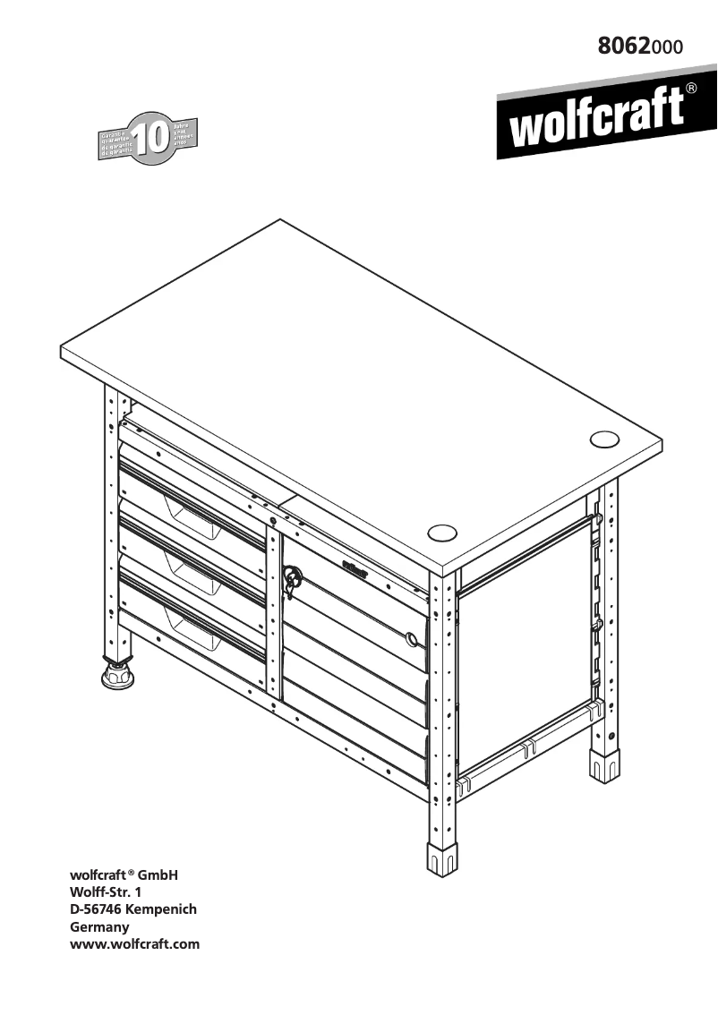 Image de la première page du manuel de l'appareil 8062000