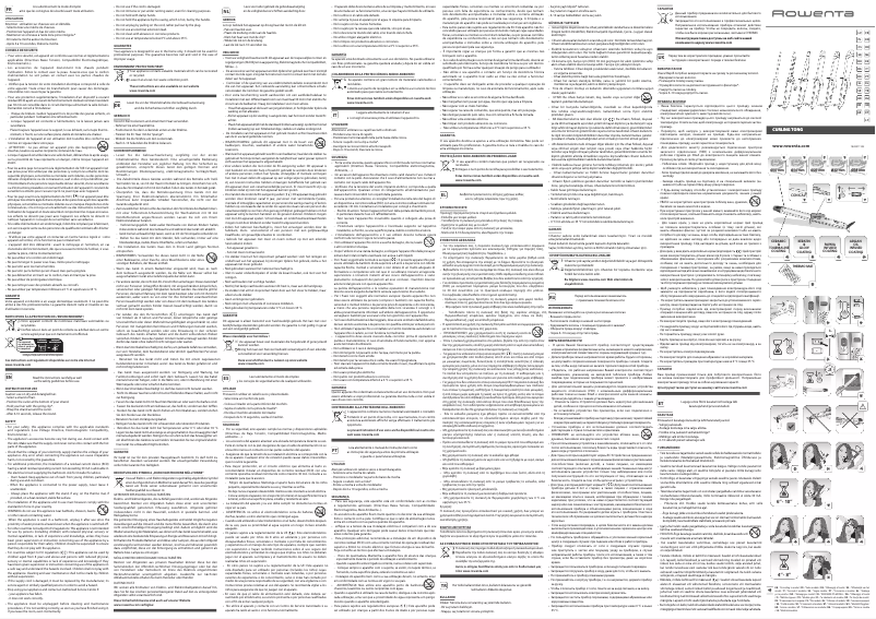 Página 1 del manual Manual de usuario Rowenta Karl Lagerfeld Curls Forever CF311L