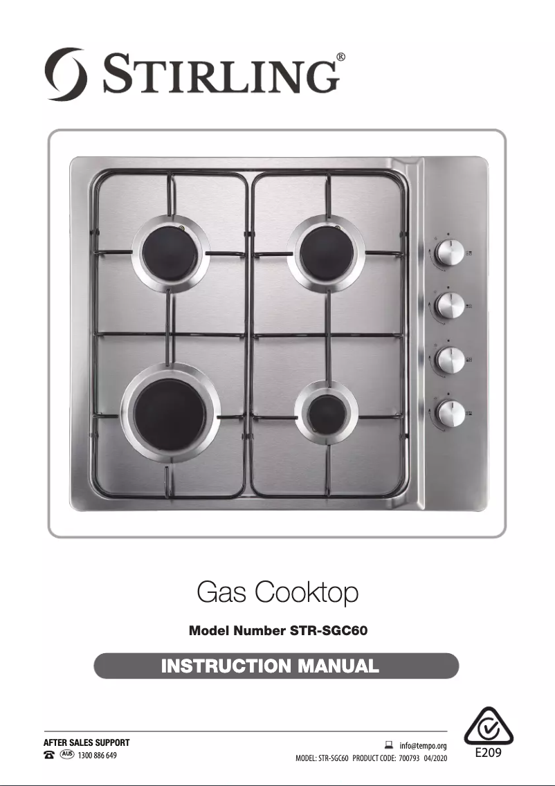 Page 1 de la notice Manuel utilisateur Aldi STR-SGC60