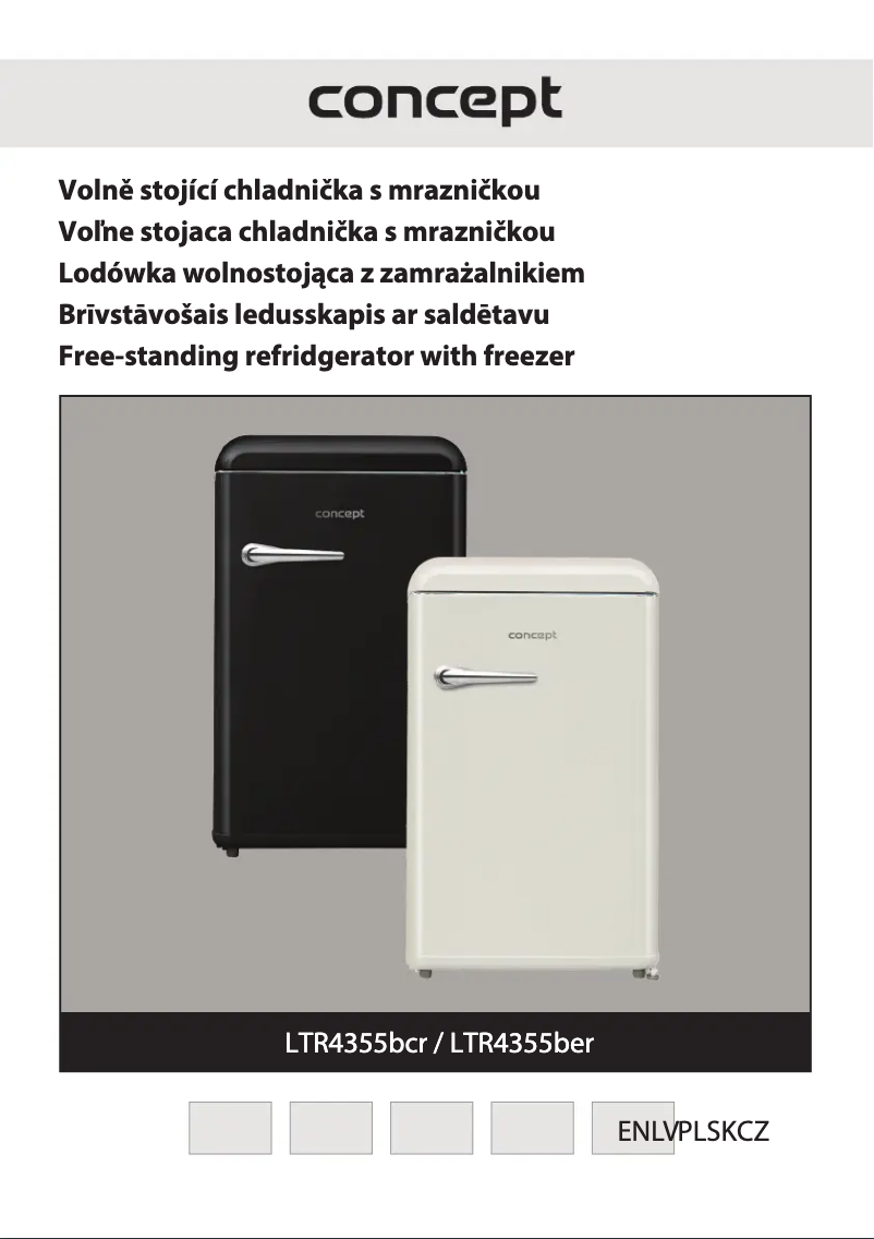 Page 1 de la notice Manuel utilisateur Concept Retro LTR4355BER