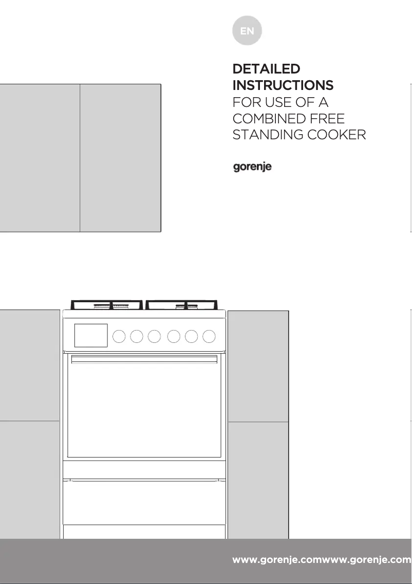 Page n°1 - Guide d'installation Gorenje K637E14WKE