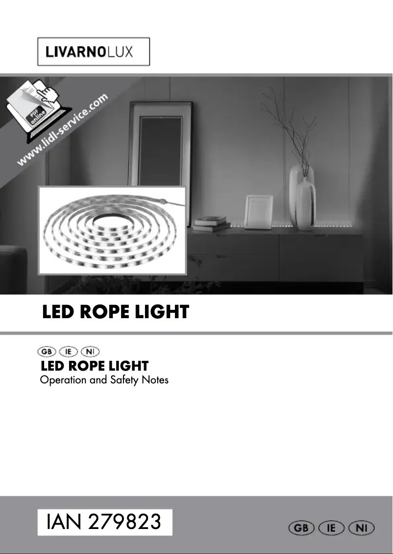 Image de la première page du manuel de l'appareil IAN 279823