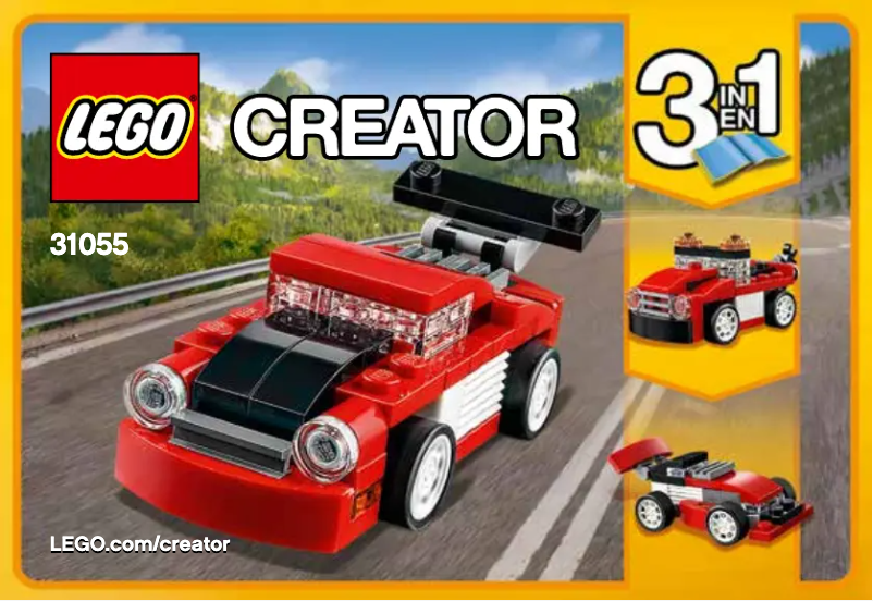 Page 1 de la notice Manuel utilisateur Lego Creator 3In1 31055