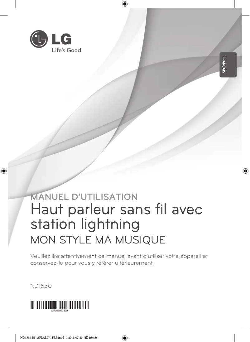 Página 1 del manual Manual de usuario LG ND1530