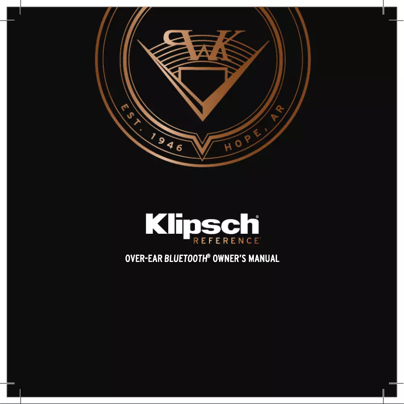 Page n°1 - Manuel utilisateur Klipsch Reference Over-Ear