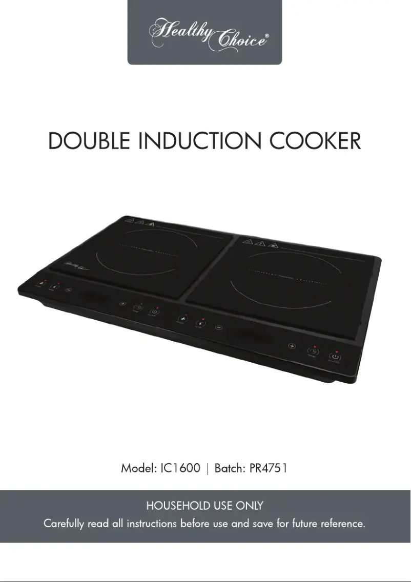 Image de la première page du manuel de l'appareil IC1600