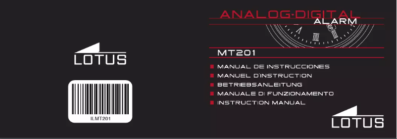 Page 1 de la notice Manuel utilisateur Lotus 15615