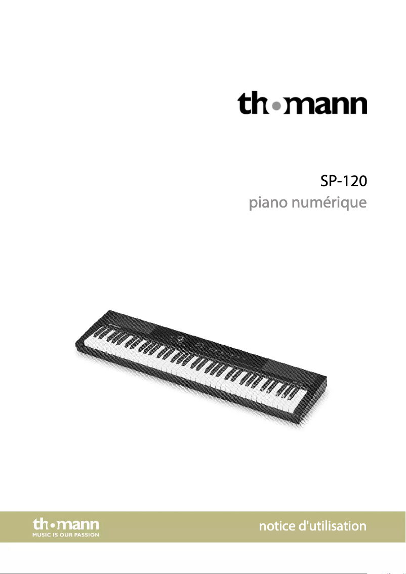 Página 1 del manual Manual de usuario Thomann SP-120