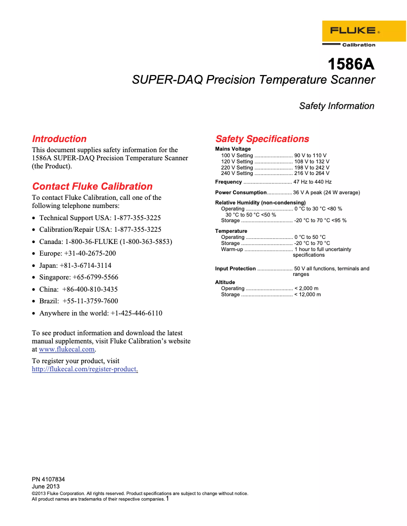 Image de la première page du manuel de l'appareil 1586A